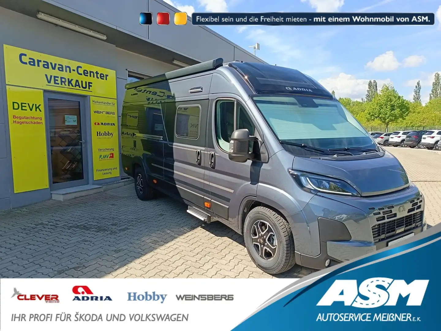 Adria Twin Edition 640 SGX Maxi 132kW*138L KÜHLSCHRANK Grau - 1