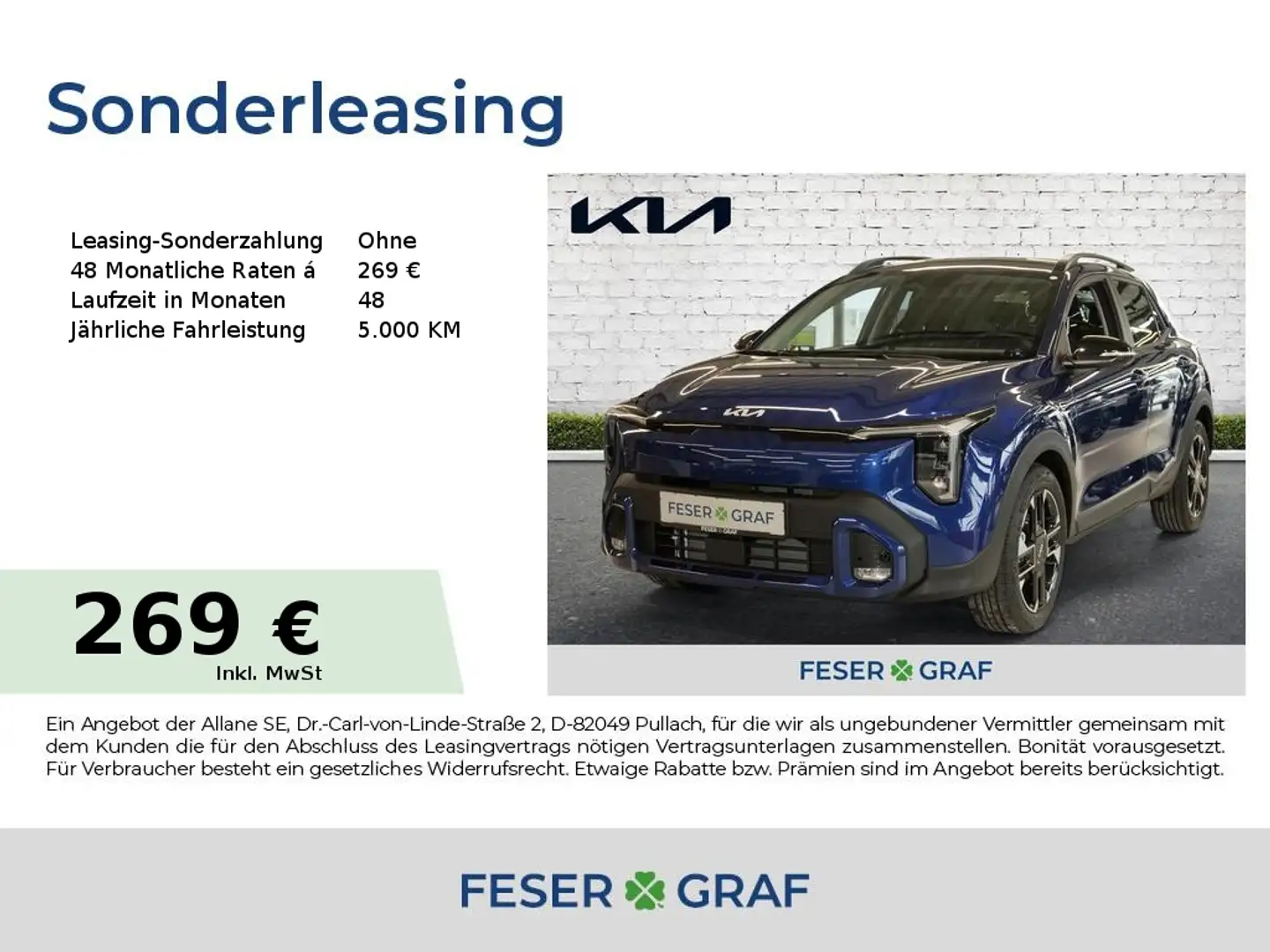 Kia Stonic 1.0T 115 48V DCT GT Line Azul - 1