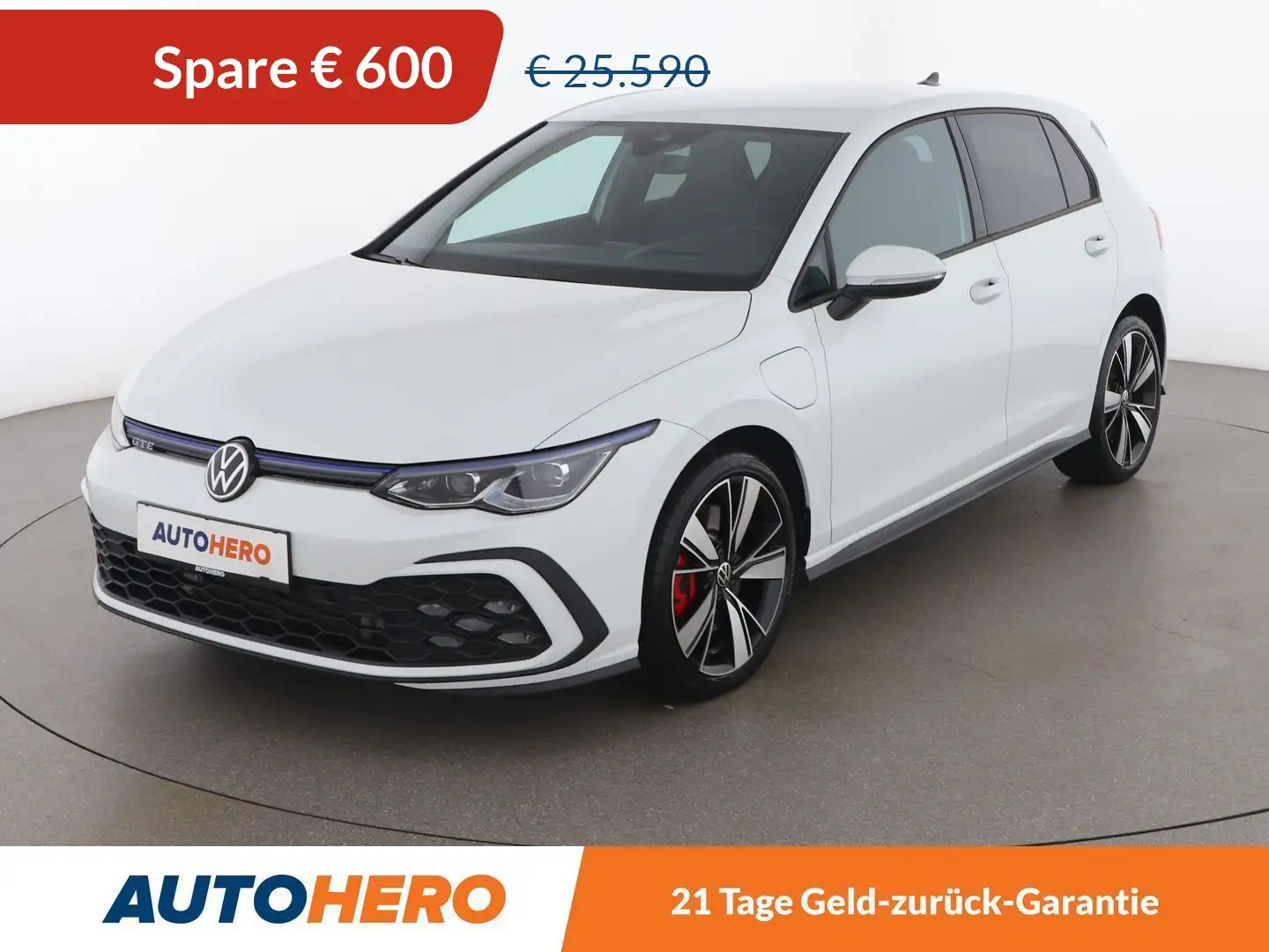 Volkswagen Golf GTE 1.4 GTE Aut. *LED*NAVI*ACC*CAM*HUD*AHK*SPUR* Weiß - 1