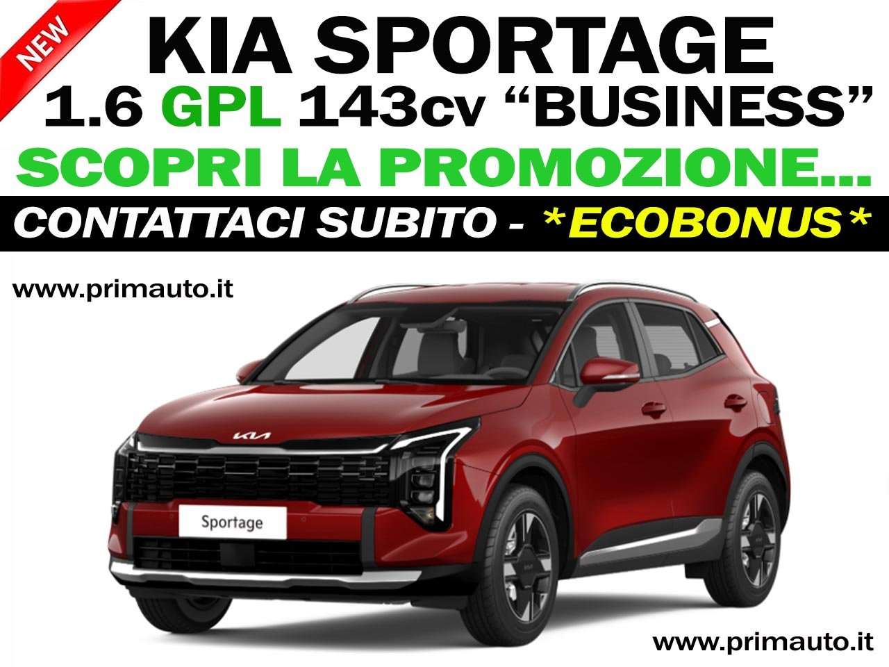 Kia Sportage 1.6 TGDi GPL 143cv 2WD "BUSINESS" - PROMO! (#0426)