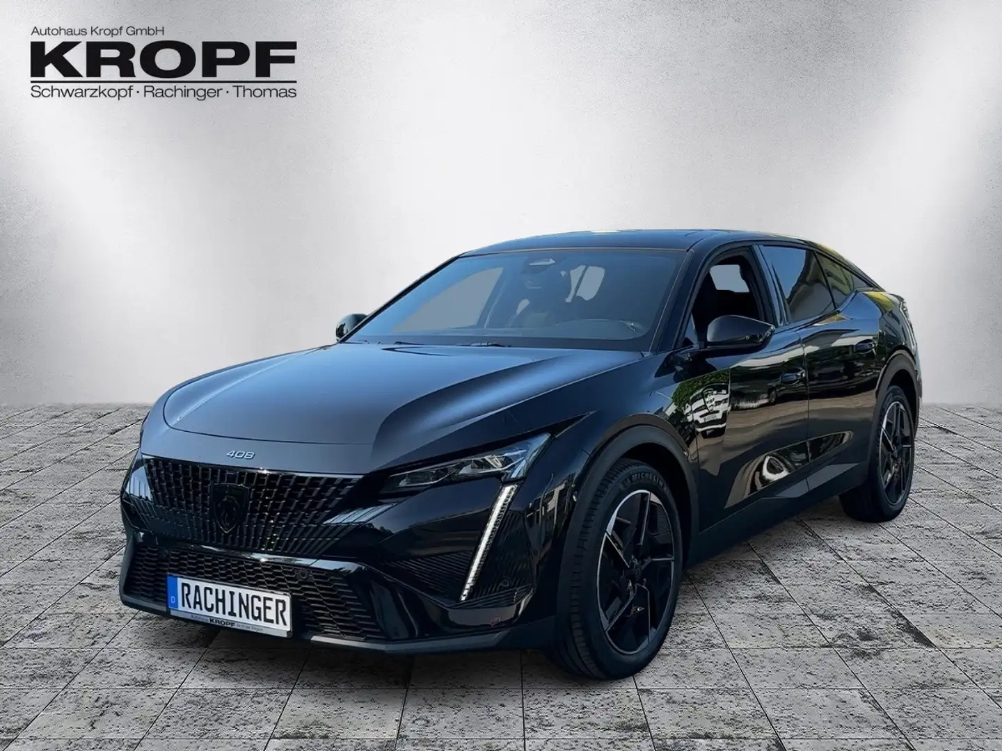 Peugeot 408 HYBRID 136 GT NAVI+LED+KAM+GHSD Noir - 2