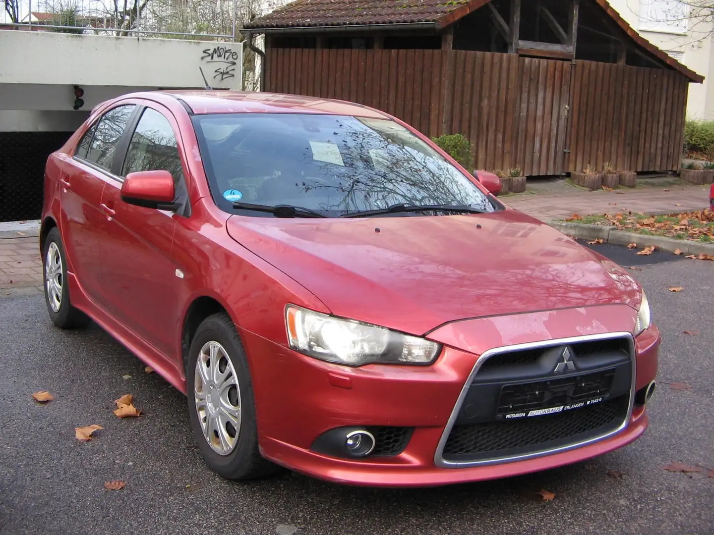 Mitsubishi Lancer Lancer 2.0 DI-D Instyle//LEDER/NAVI/SCHECKHEFT Rot - 1