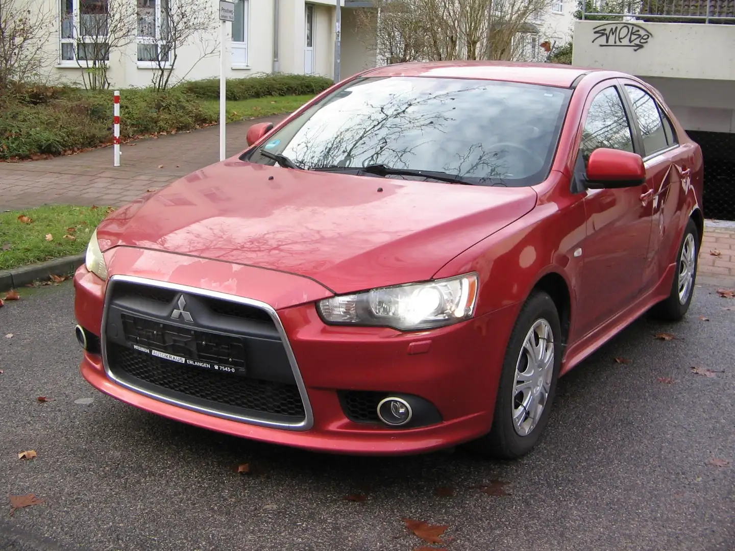 Mitsubishi Lancer Lancer 2.0 DI-D Instyle//LEDER/NAVI/SCHECKHEFT Rot - 2