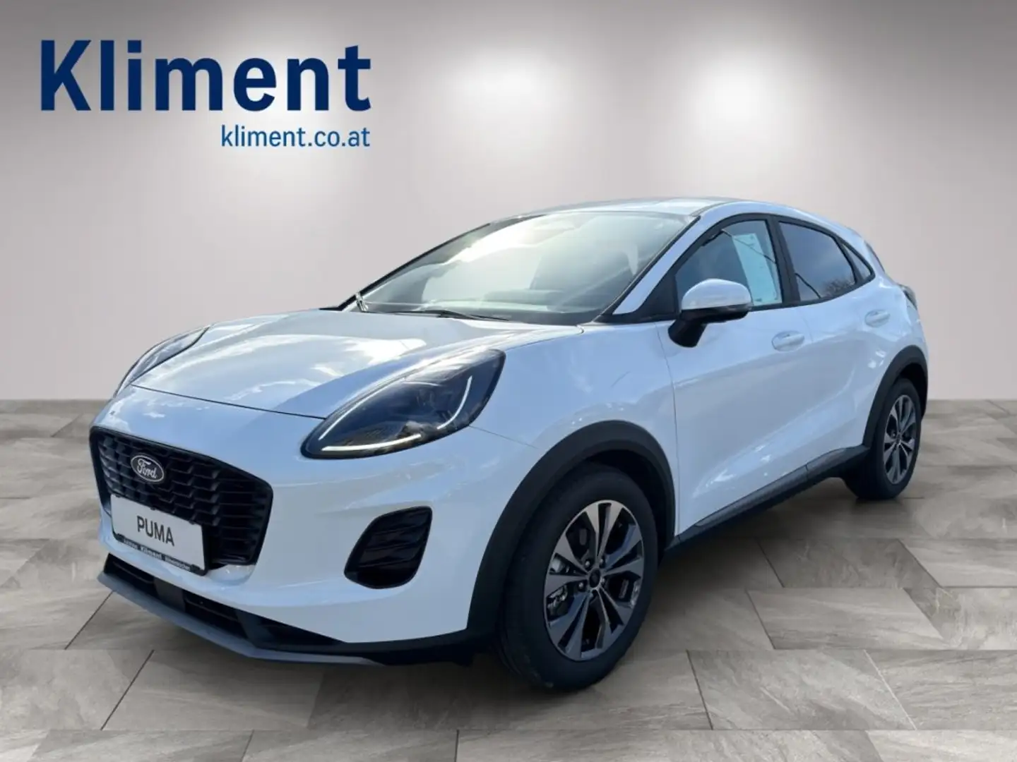 Ford Puma 1,0 EcoBoost Hybrid Titanium Weiß - 1