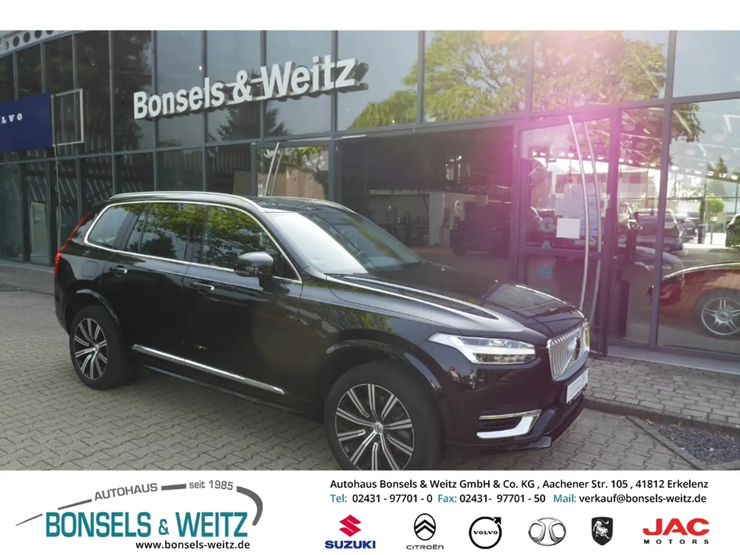 Volvo XC90 Plus Bright Plug-In Hybrid Twin Engine EU6d Rechar Noir - 1
