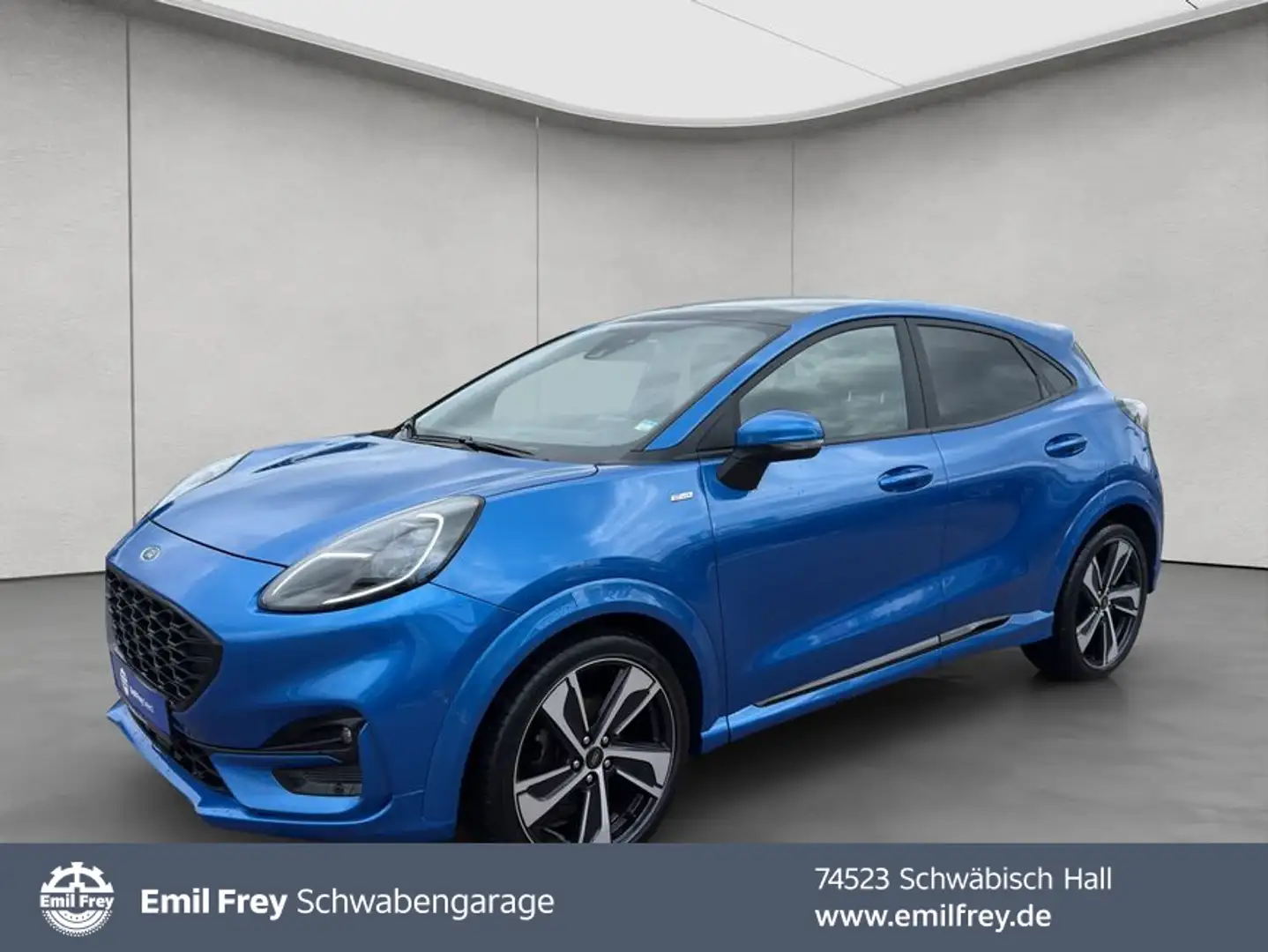 Ford Puma 1.0 Hybrid ST-LINE X *Pano*elekt. Heckklappe Bleu - 1