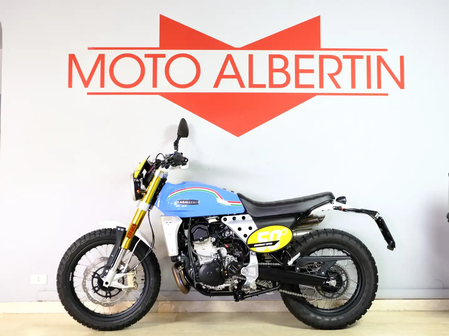 Fantic Caballero 500 SCRAMBLER 500 ANNIVERSARY Blu/Azzurro - 2