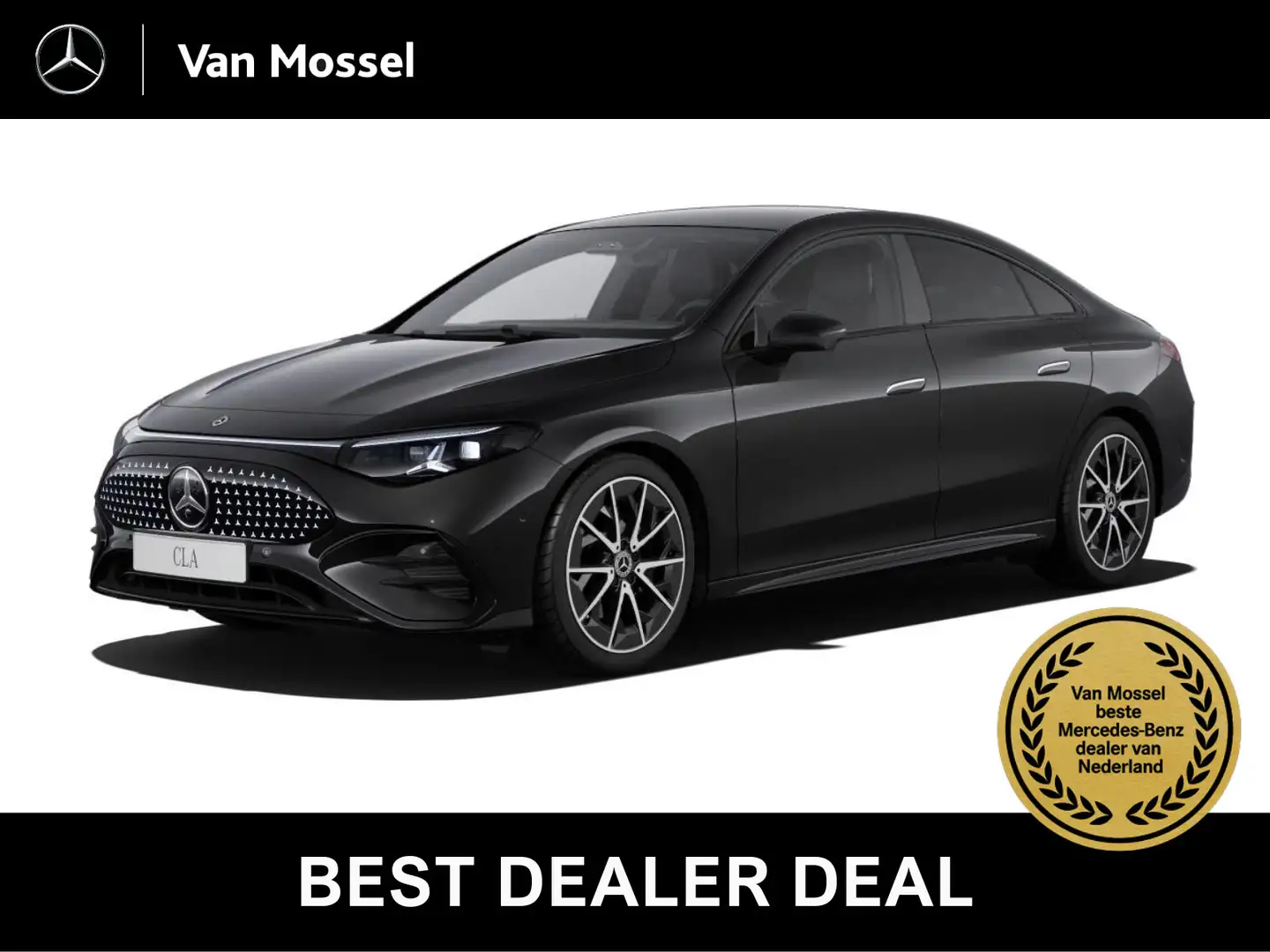 Mercedes-Benz CLA 250 250+ Launch Edition 85 kWh AMG Line / Panoramadak Schwarz - 1