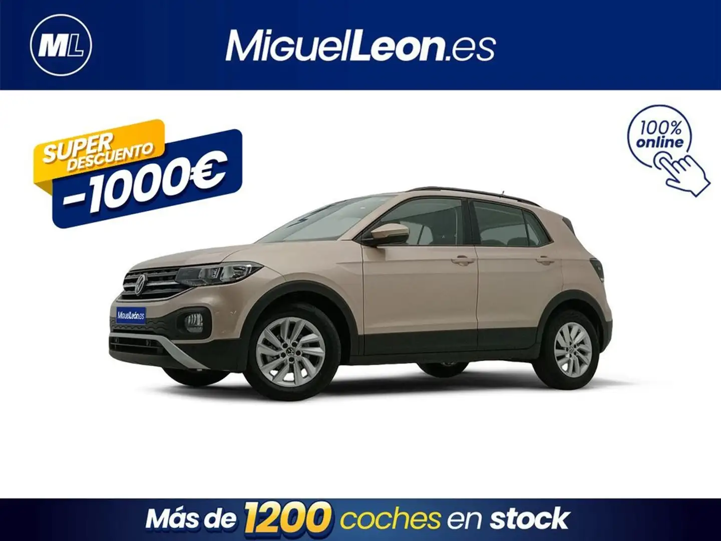 Volkswagen T-Cross 1.0 TSI Advance 85kW Beige - 1