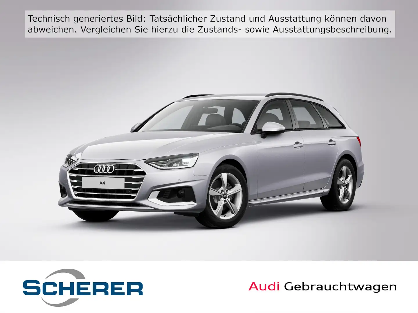 Audi A4 advanced 35 TFSI 110(150) kW(PS) S tron Silber - 1