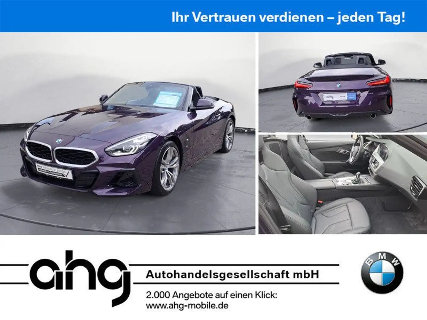 BMW Z4 sDrive20i Cabrio Komfortzugang PDC Lenkradhei Violett - 1
