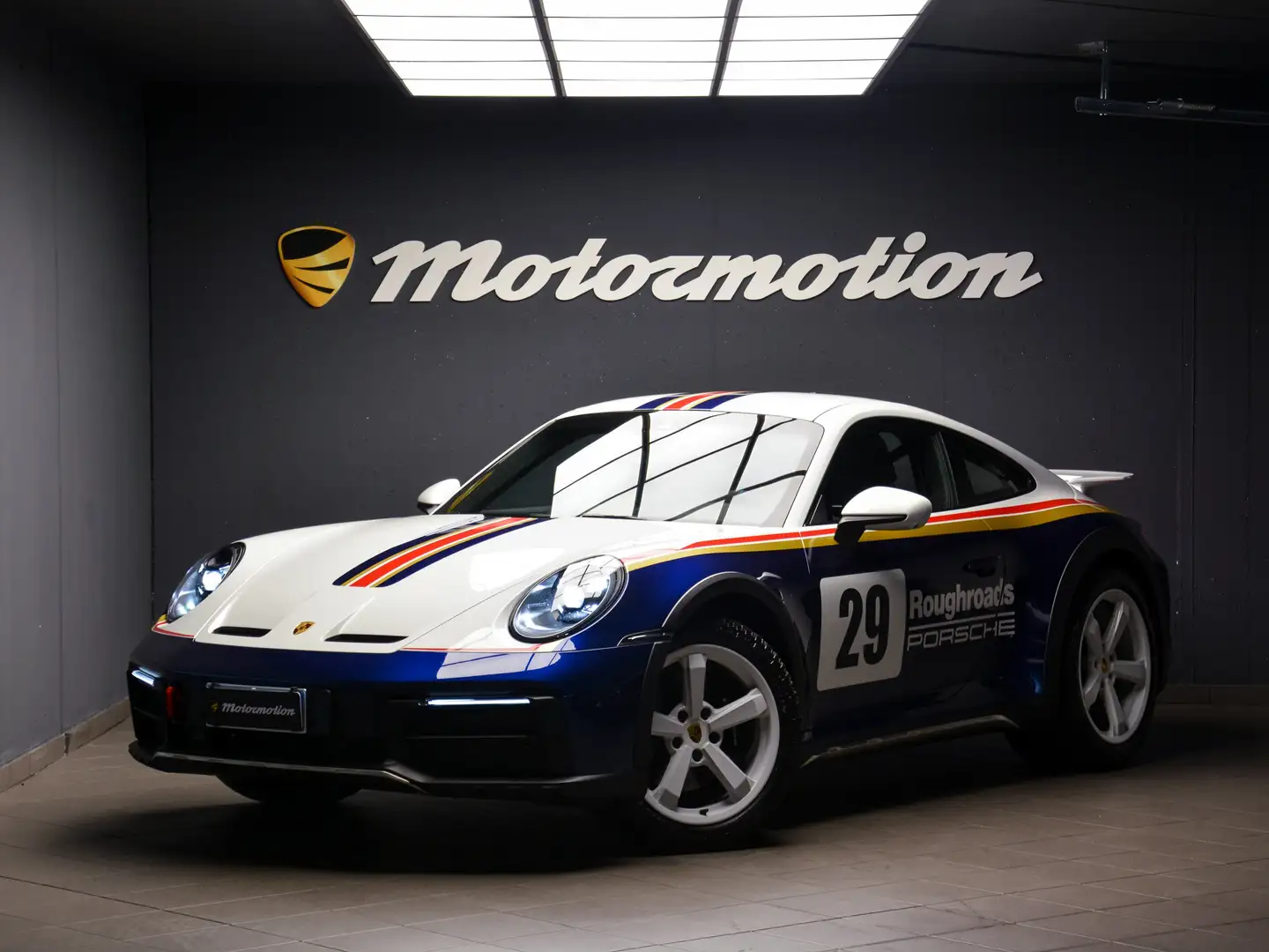 Porsche 992 911 3.0 Dakar | *Rally Design *Approved Bleu - 1