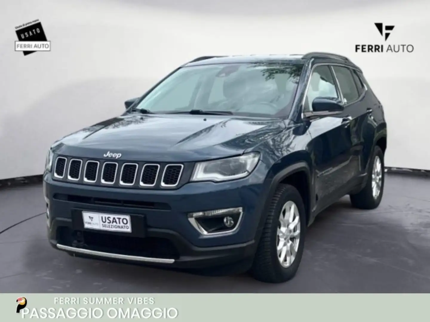 Jeep Compass 1.3 T4 190 CV PHEV AT6 4xe Limited Bleu - 1
