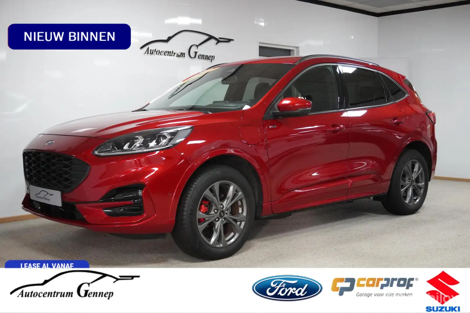 Ford Kuga 2.5 PHEV ST-Line X | Trekhaak | Winterpack | Rood - 1