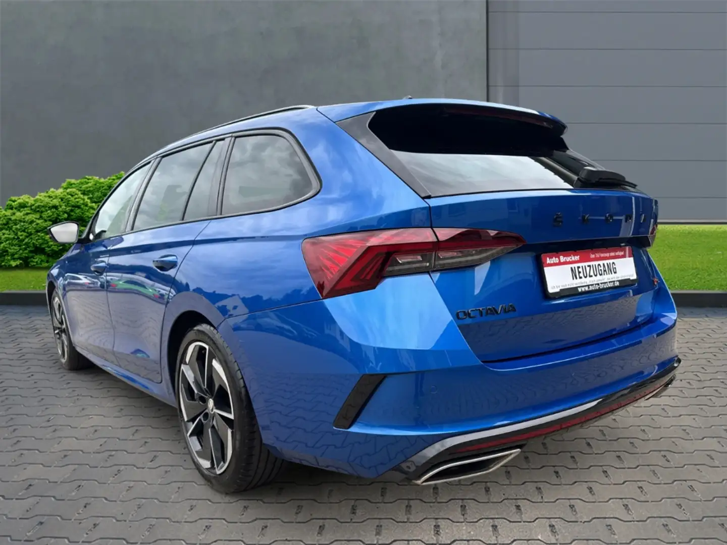Skoda Octavia Combi RS 2.0 TDI+Anhängerkupplung+Navi+Alufelgen Blau - 2