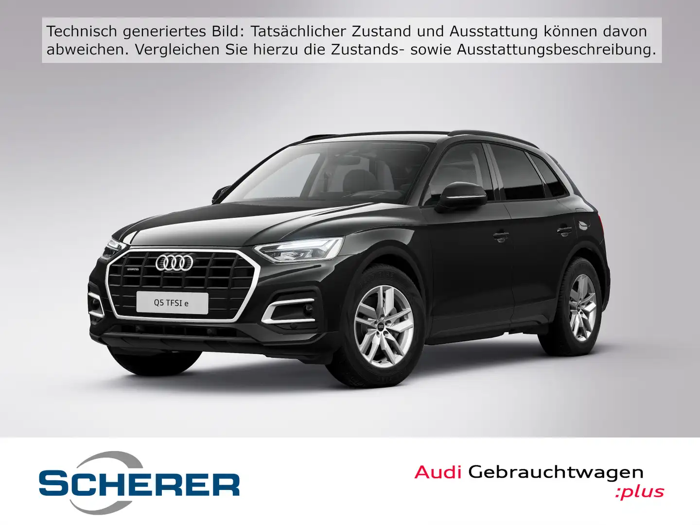 Audi Q5 50 TFSIe quattro S tronic NAVI AHK KAMERA Schwarz - 1