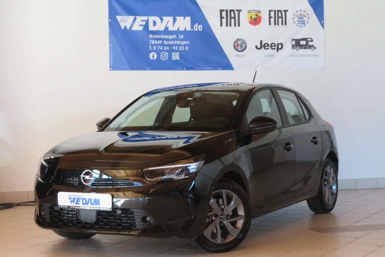 Opel Corsa 1.2 Edition 100PS *Sitzh,LED* Schwarz - 1