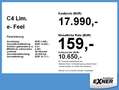Citroen C4 Lim. e- Feel LED+SHZ+Winterp.+2xKlima+KlimaA Bleu - thumbnail 4
