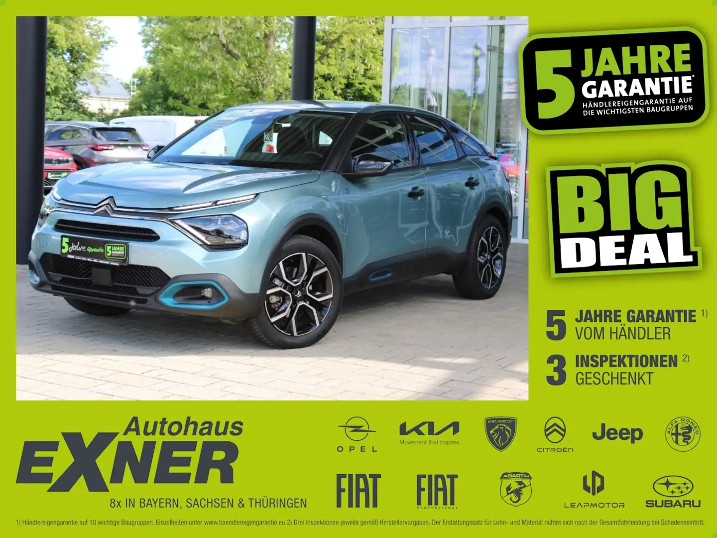 Citroen C4 Lim. e- Feel LED+SHZ+Winterp.+2xKlima+KlimaA Bleu - 1