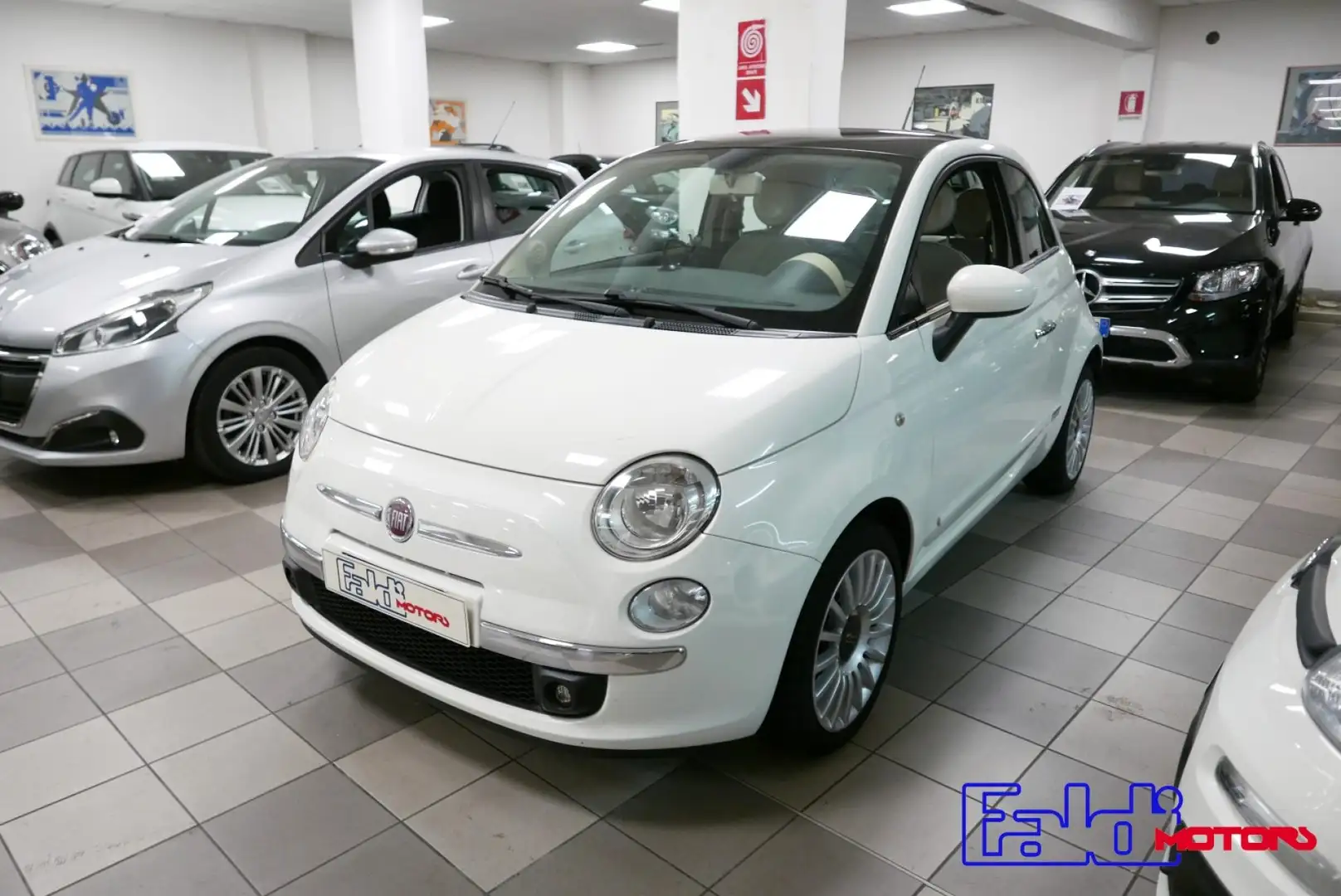 Fiat 500 1.3 Multijet 16V 95 CV Lounge Bianco - 1