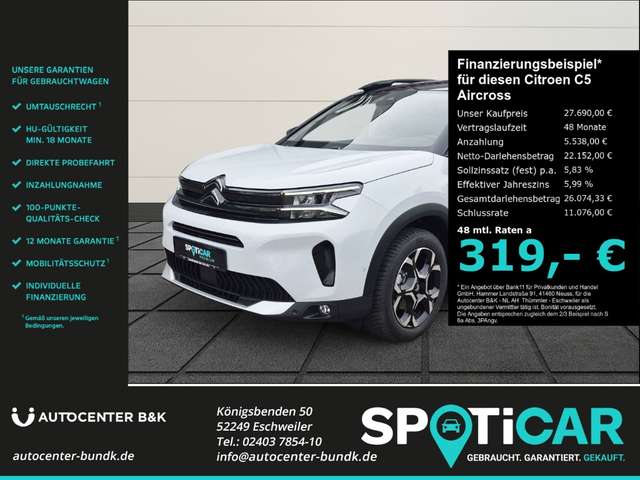 Imagine Citroen C5 Aircross BlueHDi 130 EAT8 Max Navi GJR Apple CarPlay Androi
