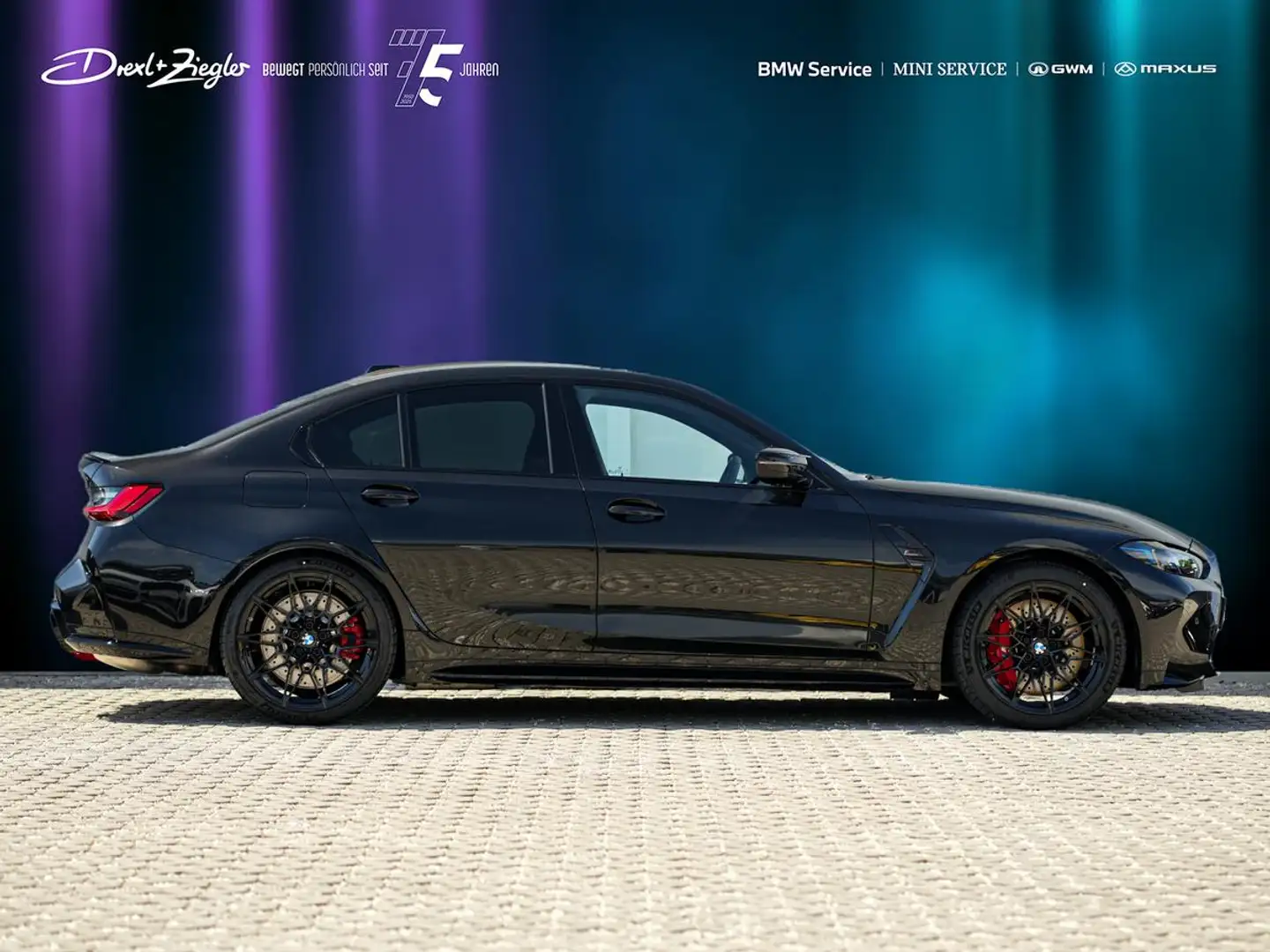 BMW M3 xDrive Limousine Compet. MDriver ACC Sitzlüft Schwarz - 2