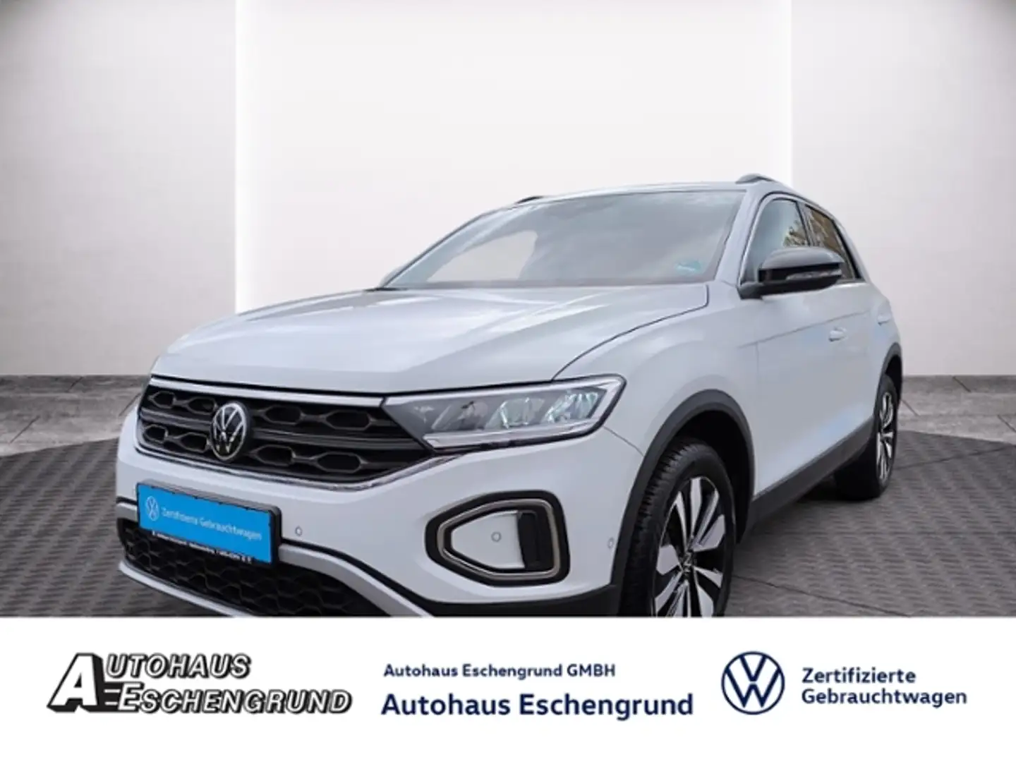 Volkswagen T-Roc 1.0 TSI Goal LED ACC NAVI CLIMATR SITZHZG APP-CON Weiß - 1