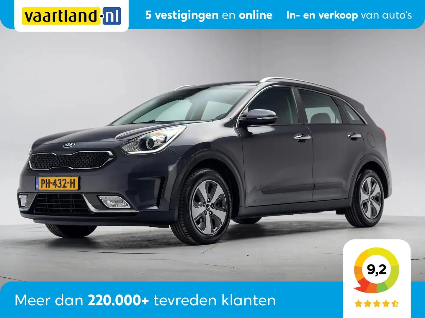 Kia Niro 1.6 GDi Hybrid DynamicLine Aut. [ Navi Camera Appl Gris - 1