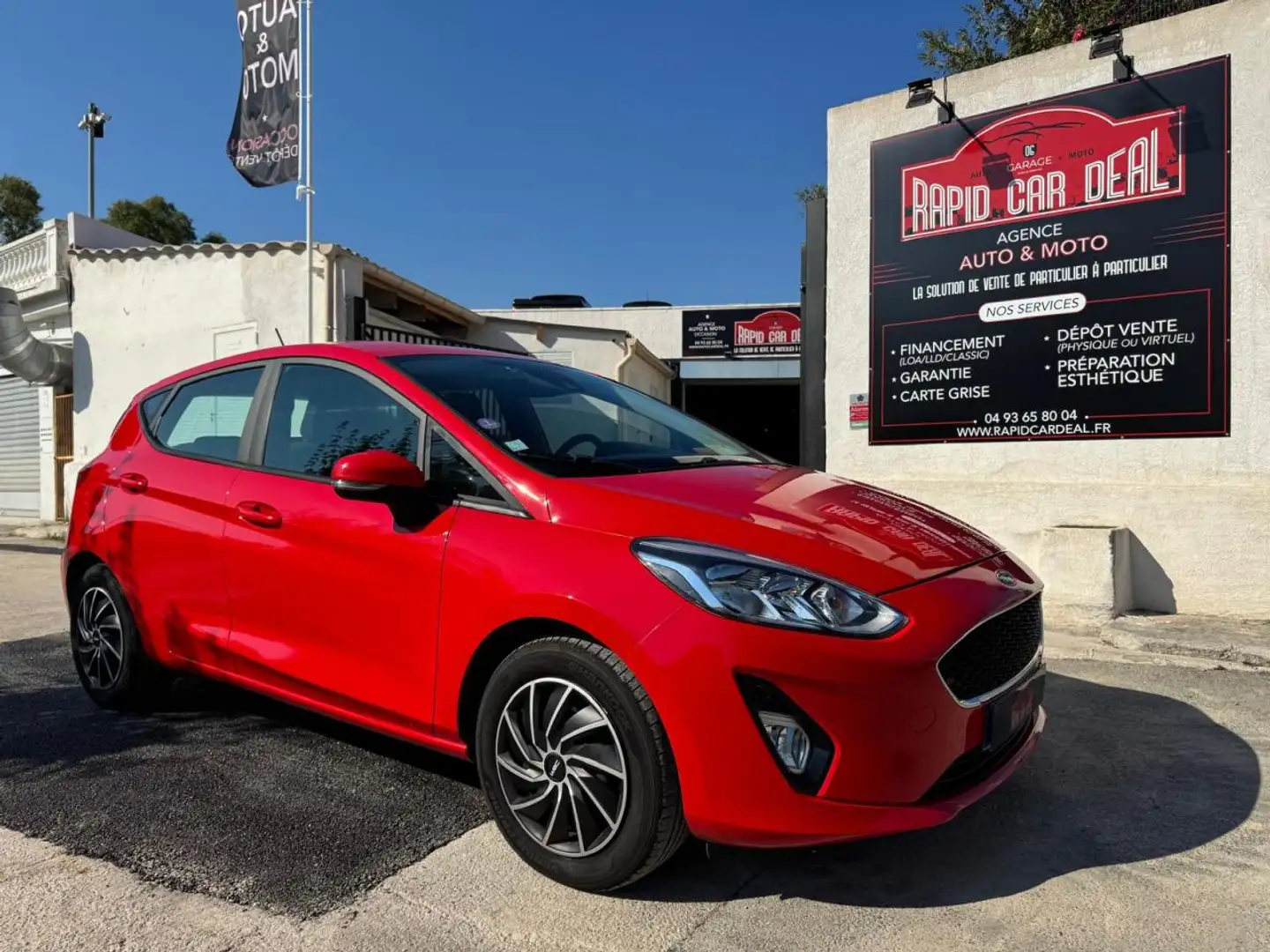 Ford Fiesta Fiesta 1.0 EcoBoost - 100 2017 BERLINE Trend PHASE 1 Rot - 1