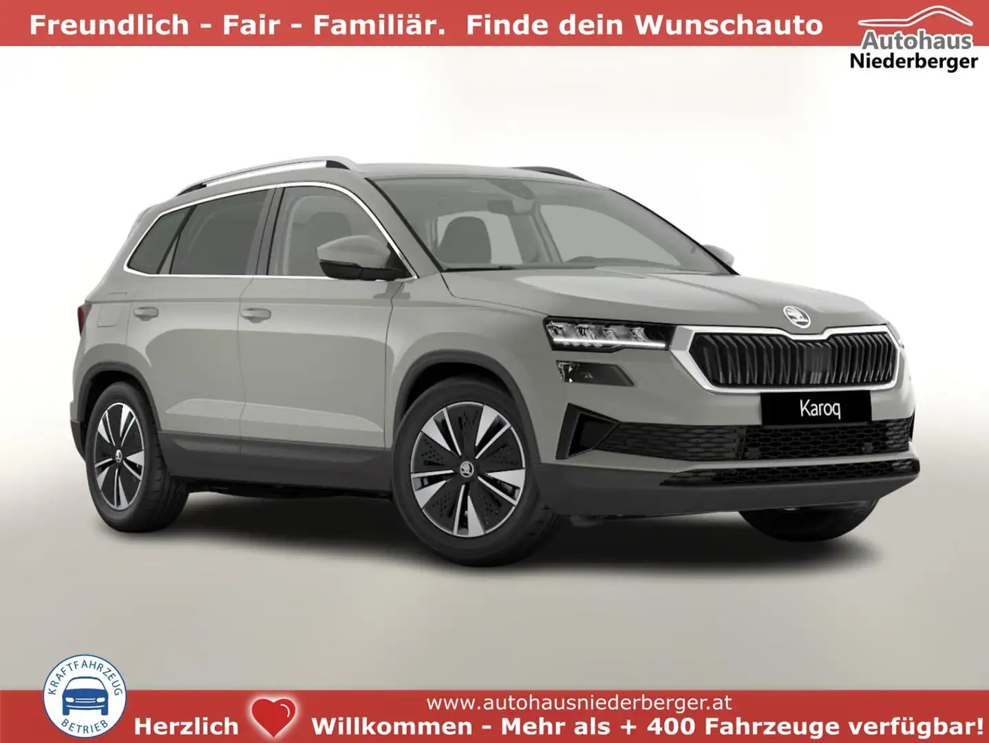 Skoda Karoq Selection TDI 150 DSG Selec LED ACC Kam SideA K... Grau - 1