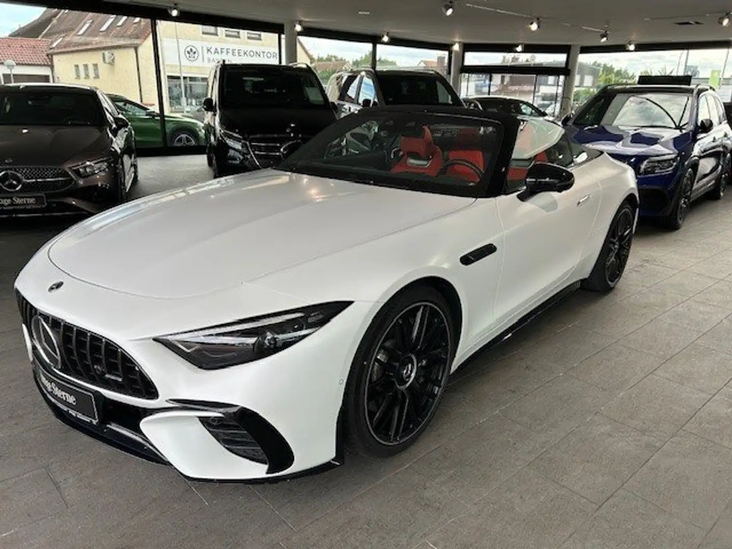 Mercedes-Benz SL 43 AMG Night II Sound/360°/Distr./Aerodynamik Weiß - 2