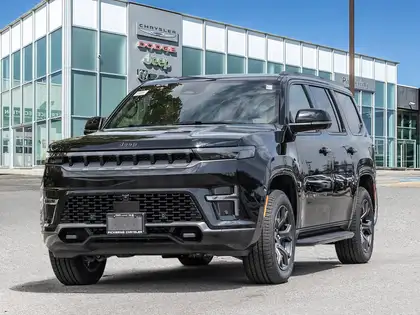 Black 2026 Jeep Grand Wagoneer SUV / Crossover Four-Wheel Drive 8-Speed Automatic
