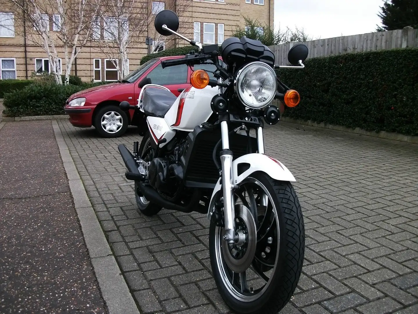Yamaha RD 350 LC Blanco - 2