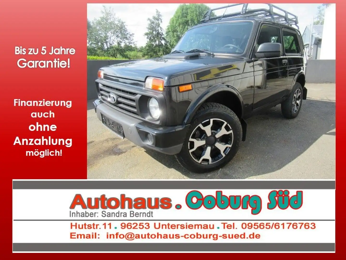 Lada Niva URBAN 4x4 KLIMA SHZG RADIO BLACK EDITION Schwarz - 1