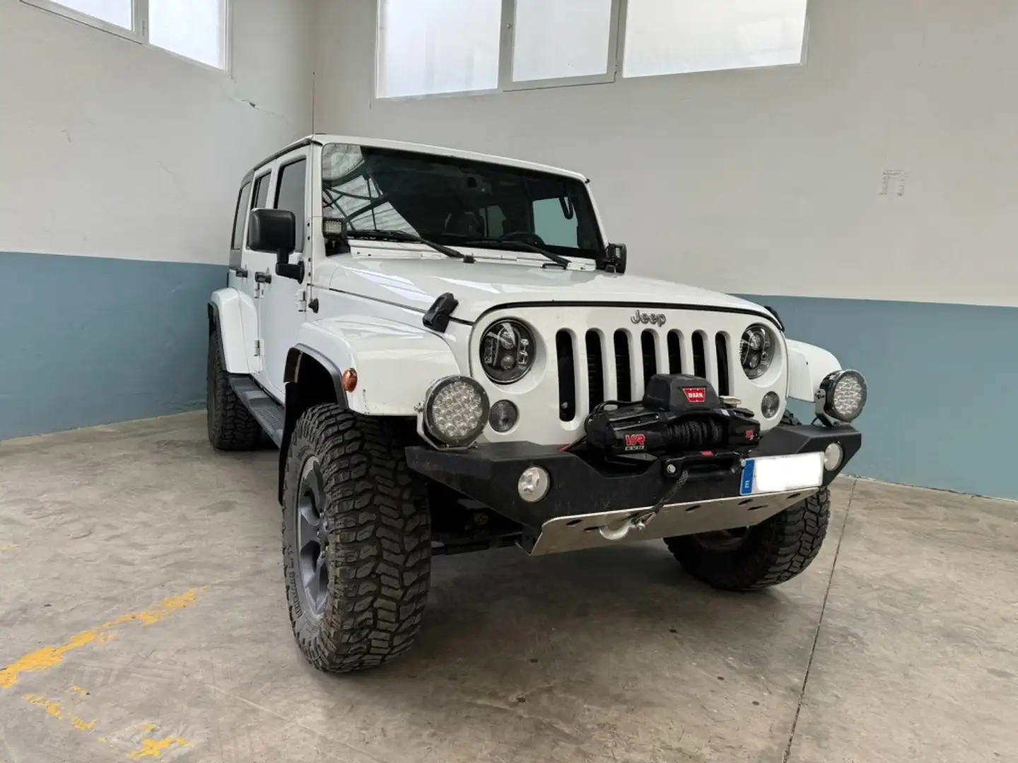 Jeep Wrangler Unlimited 2.8CRD Sahara Aut. Blanco - 1