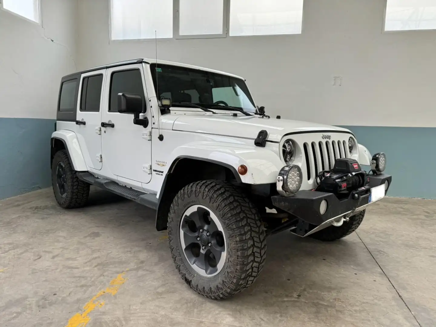 Jeep Wrangler Unlimited 2.8CRD Sahara Aut. Blanco - 2