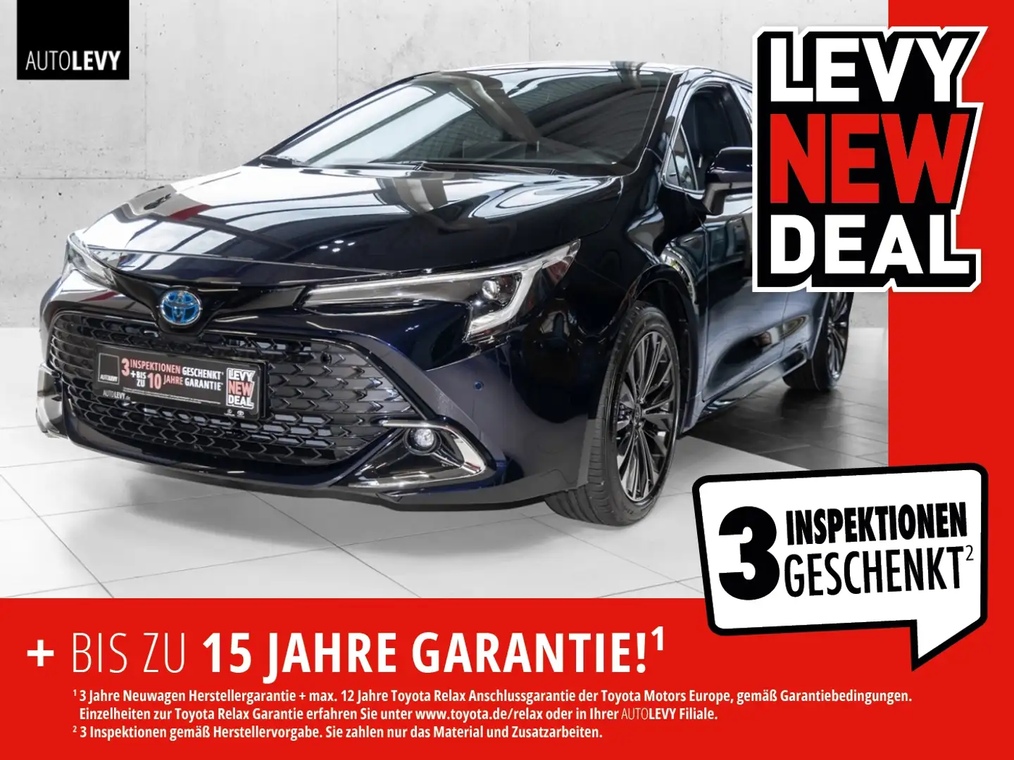 Toyota Corolla 1.8 Hybrid Team D Neues Modell+Totwinkel Kék - 1