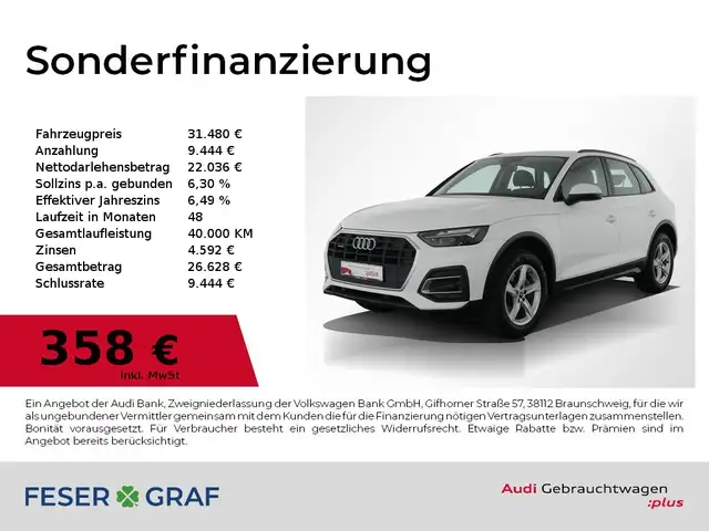 2022 Audi Q5 in White for sale