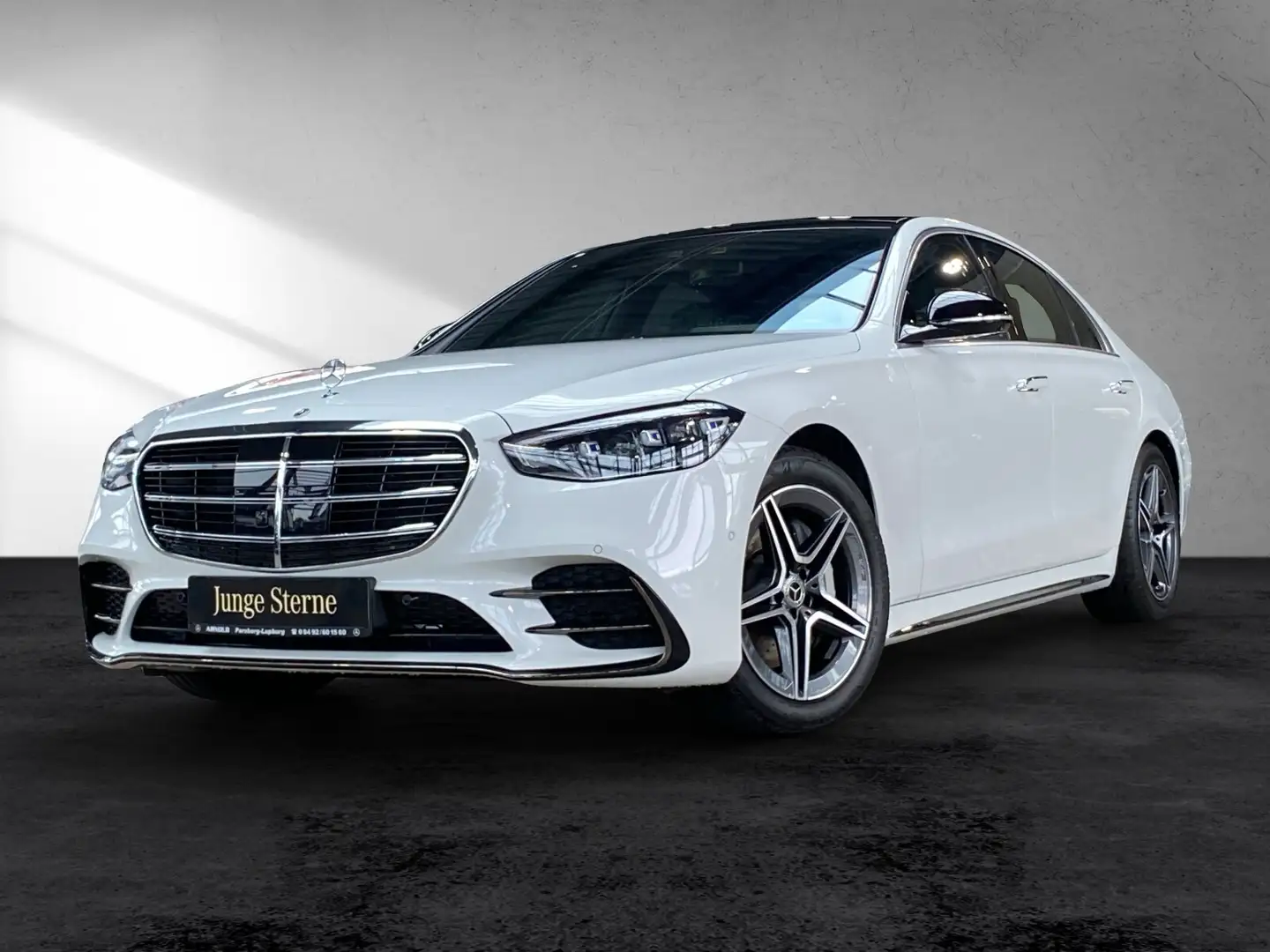Mercedes-Benz S 450 S 450 d 4M AMG Line Exklusiv Pano HUD 360° Distr Weiß - 2