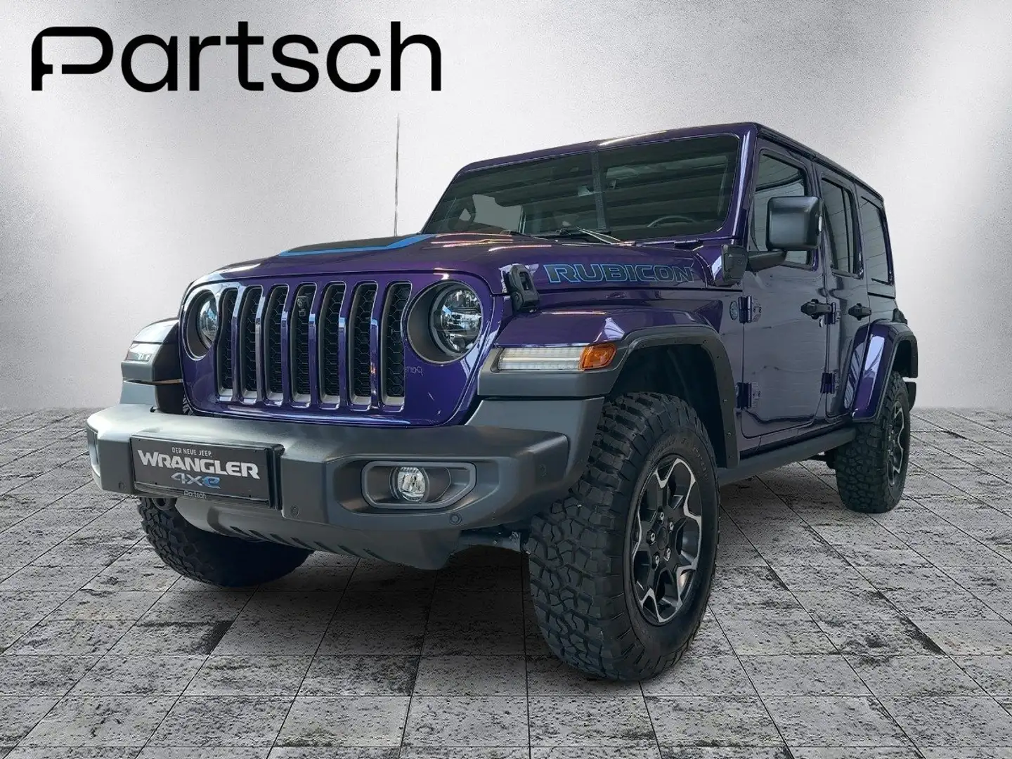 Jeep Wrangler Rubicon PHEV 2.0 AT 4xe Soft- & Hardtop Blau - 1