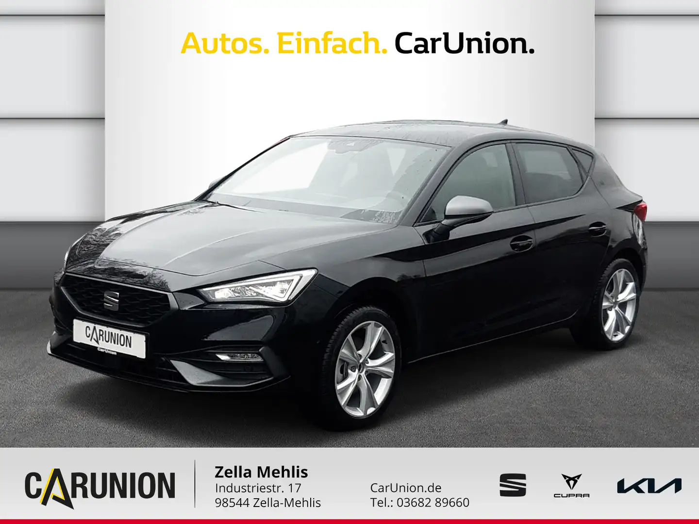 SEAT Leon FR 1.5 eTSI ACT 110 kW (150 PS) 7-Gang-DSG Schwarz - 1