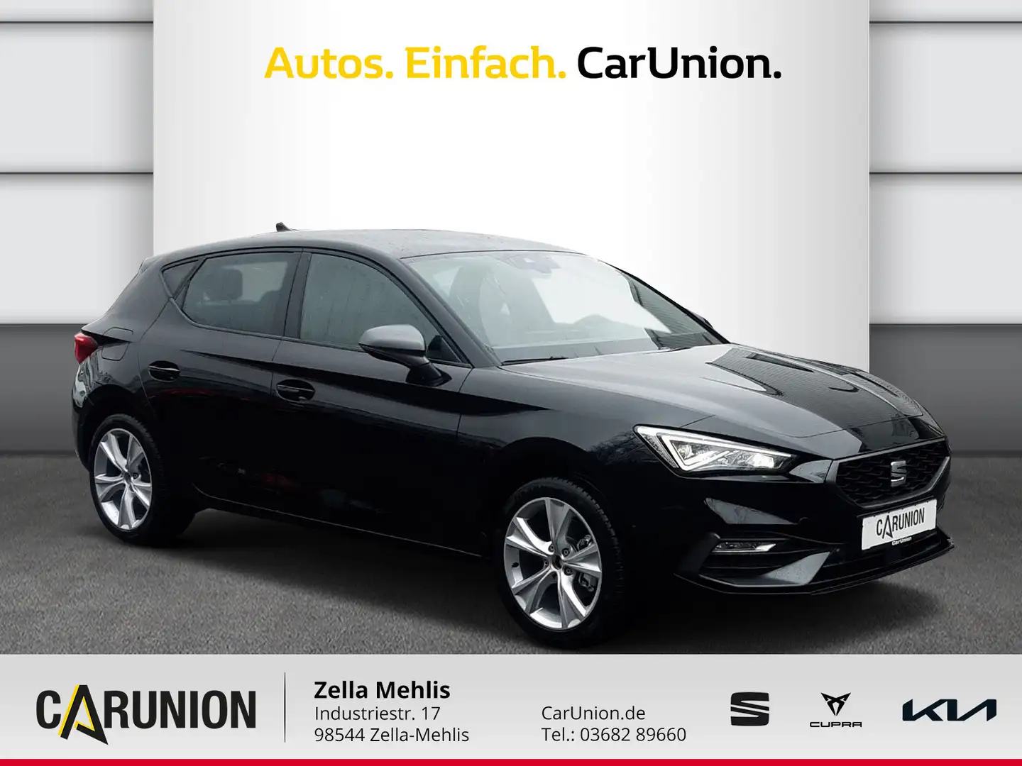SEAT Leon FR 1.5 eTSI ACT 110 kW (150 PS) 7-Gang-DSG Schwarz - 2
