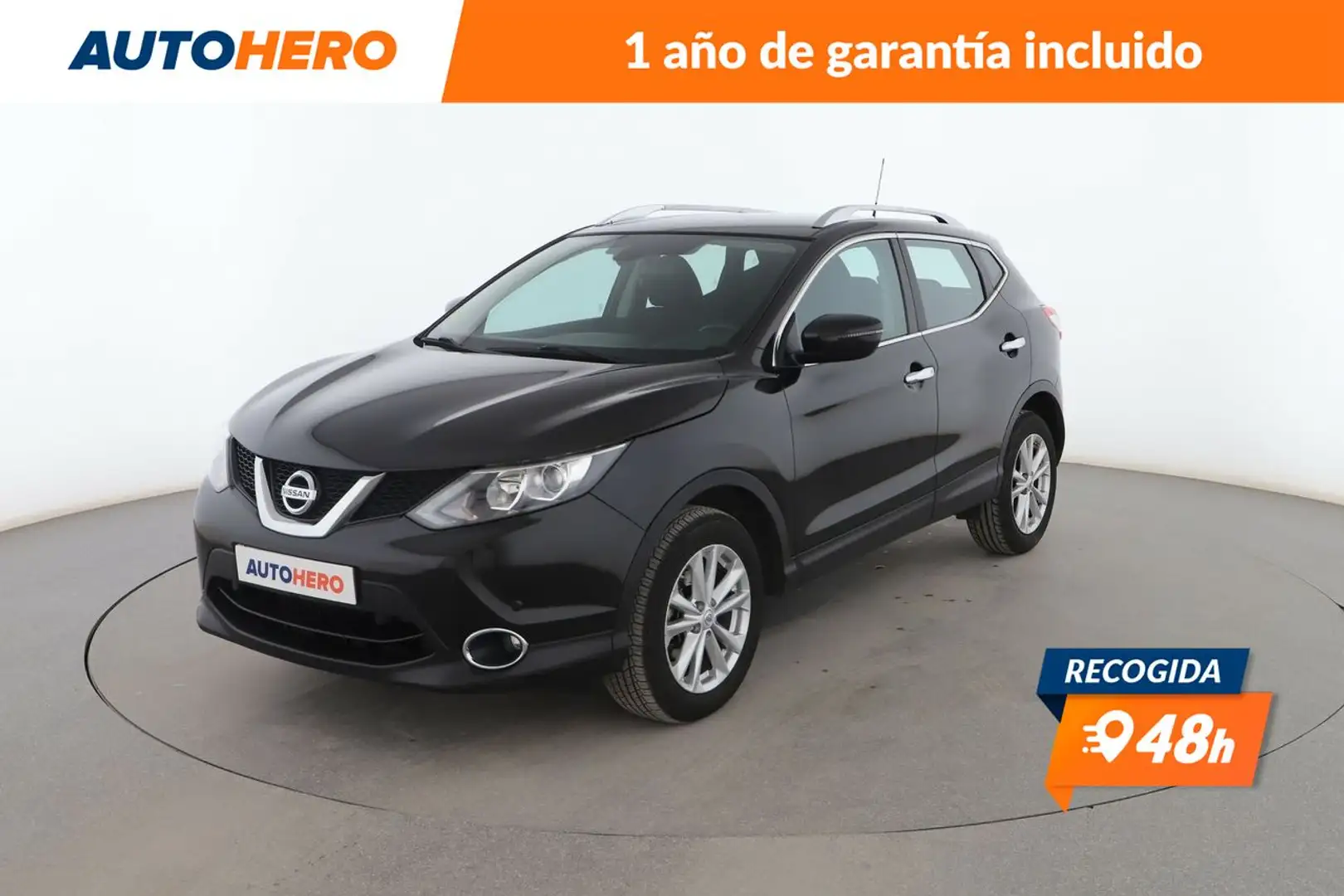Nissan Qashqai 1.5dCi Acenta 4x2 Zwart - 1