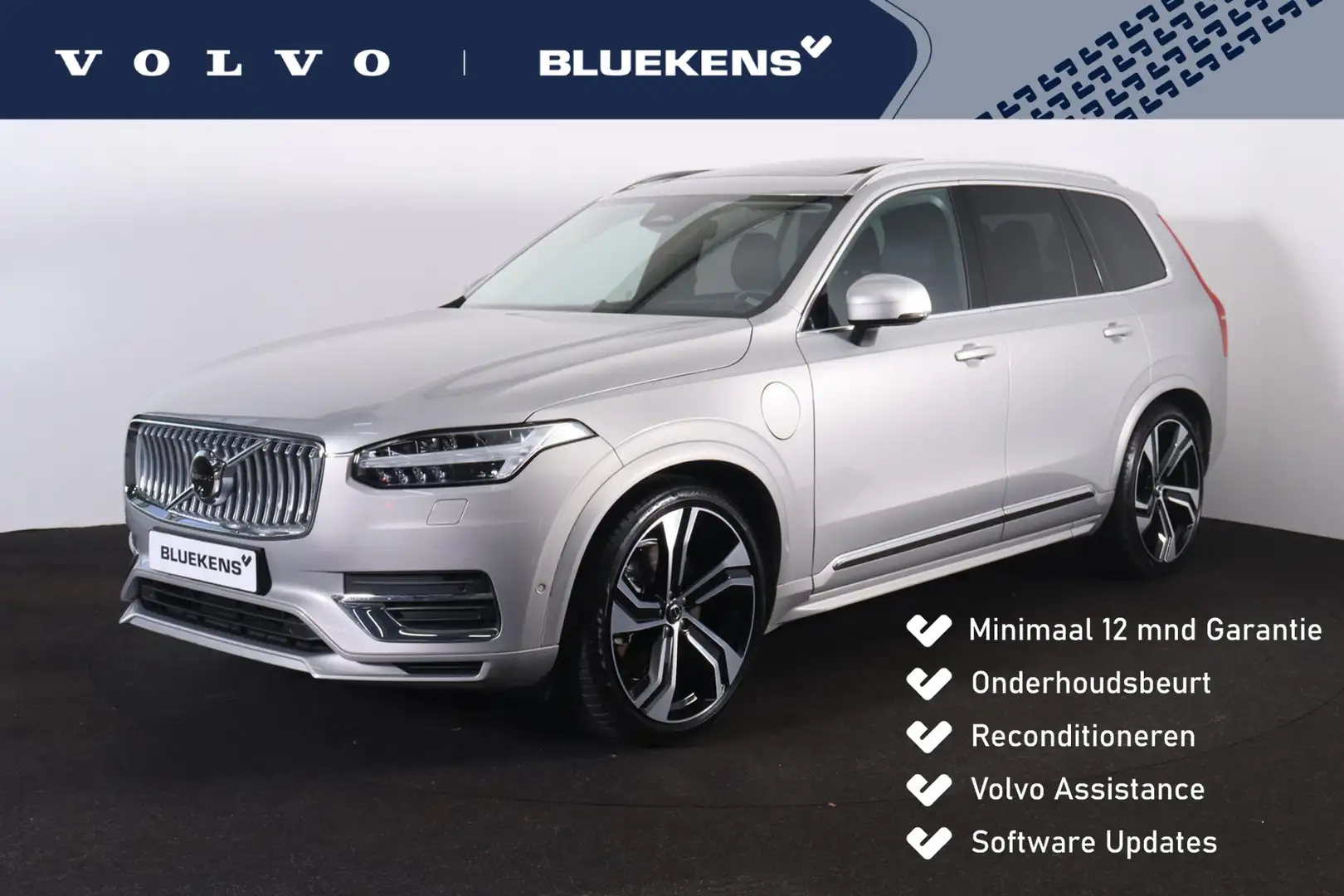 Volvo XC90 T8 Recharge AWD Ultimate Dark - Luchtvering - Pano Zilver - 1