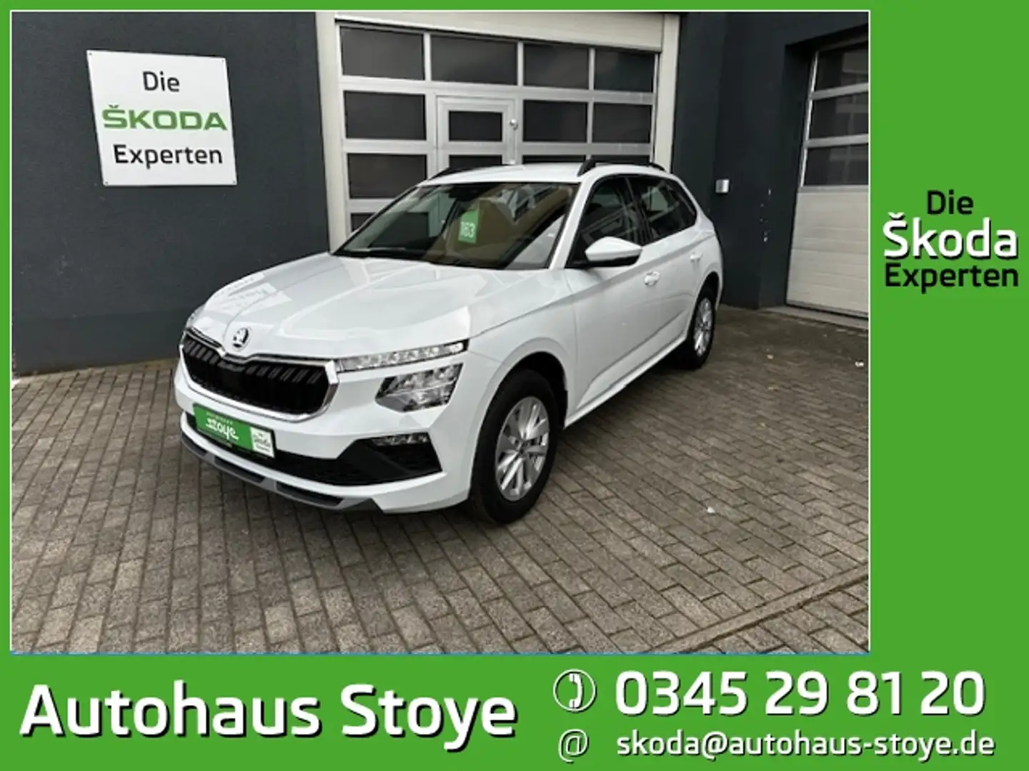 Skoda Kamiq Selection 1.0 TSI DSG; 3 JAHRE GAR; KAMERA;PDC v+ Weiß - 1