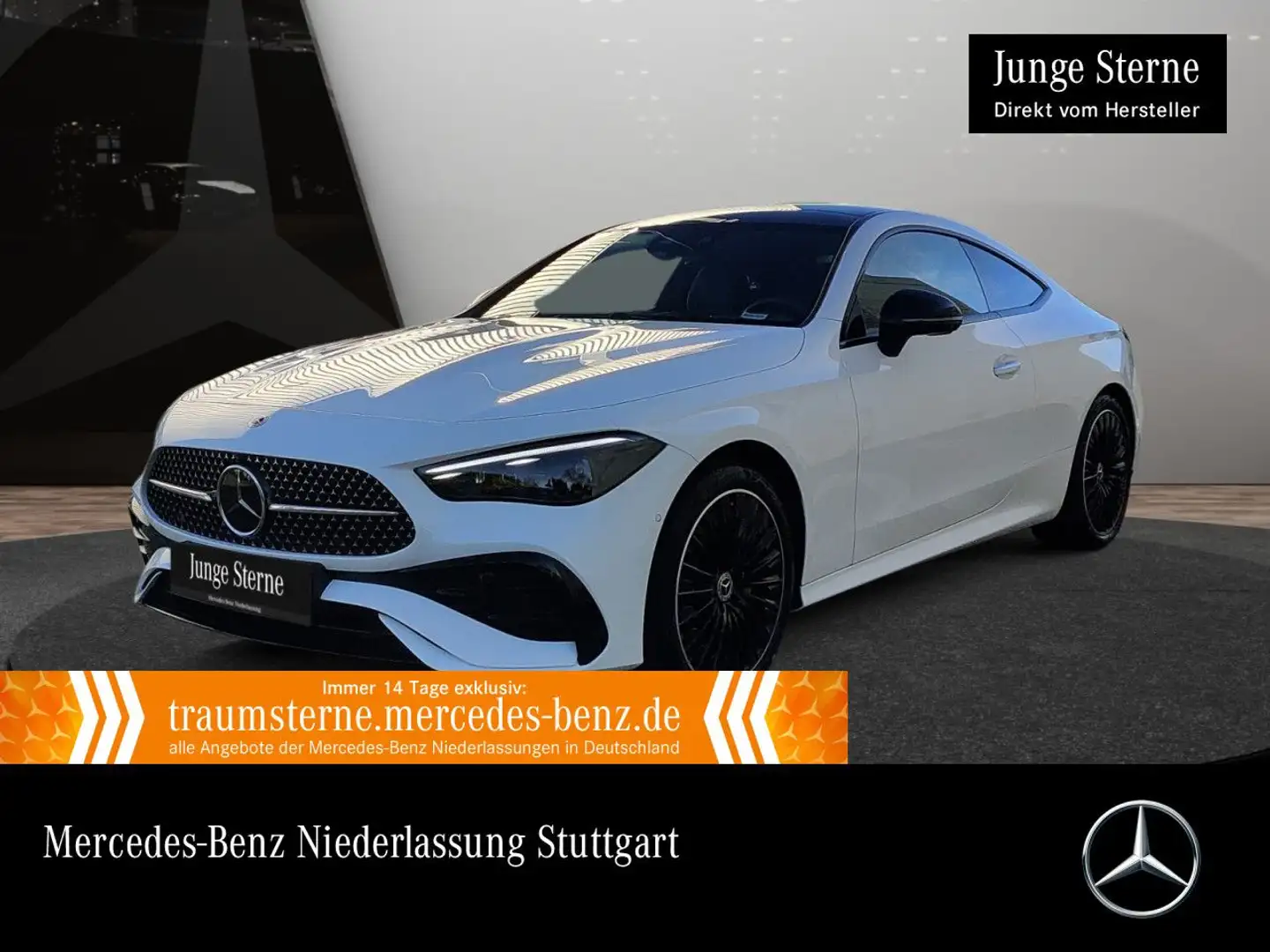 Mercedes-Benz CLE 200 AMG+NIGHT+PANO+360+BURMESTER+KEYLESS+9G Weiß - 1