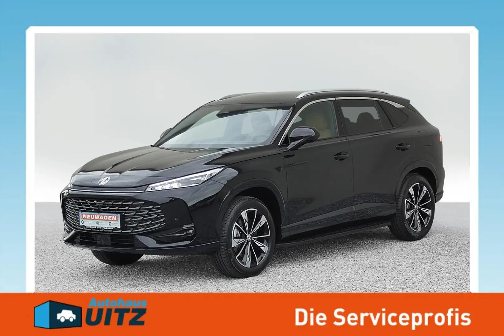 MG HS PHEV+ Luxury +braunes Leder +360°+ACC+LED Schwarz - 1