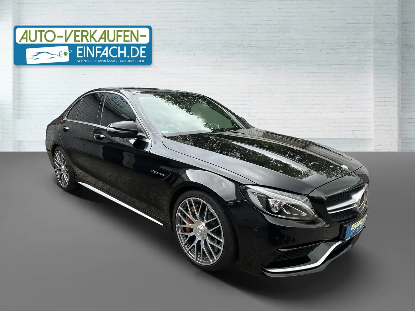 Mercedes-Benz C 63 AMG C 63s AMG,Voll ausgestattet,Mercedes Scheckheft Negro - 1