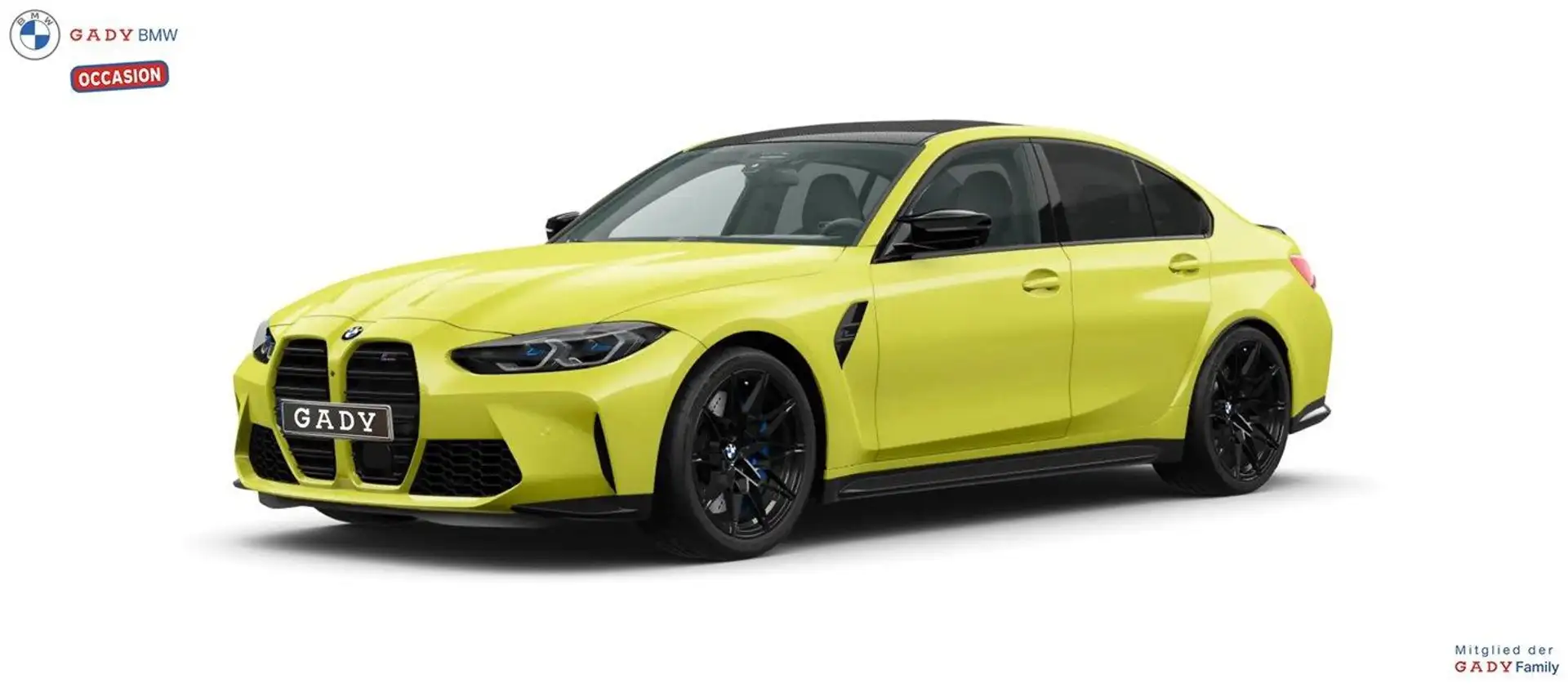 BMW M3 Competition M xDrive Gelb - 1
