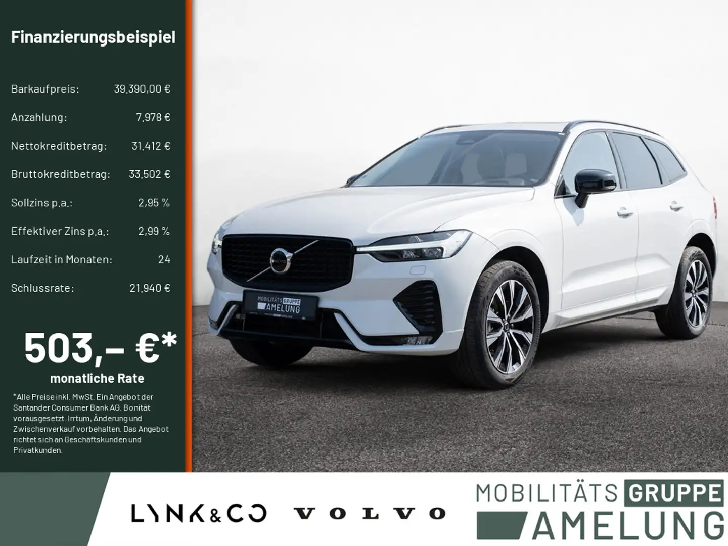 Volvo XC60 B4 Plus Dark 2WD SHZ AHK FACEL. LED PANO Bianco - 1